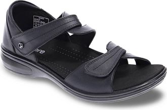 Revere Comfort Shoes Womens Geneva Sandal In Black