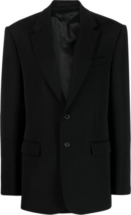 Wardrobe.NYC relaxed-fit single-breasted blazer - women - Viscose/Wool - S - Black