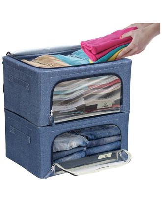 Sorbus 2pc Storage Box With Window