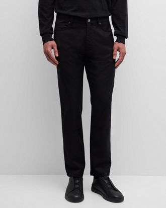 Ermenegildo Zegna Mens Natural Comfort Wool 5-Pocket Pants