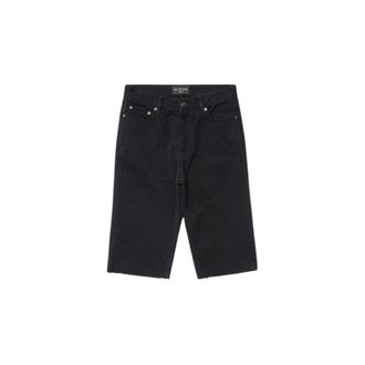 Balenciaga Korte Broeken, Heren, Zwart, M, Denim, Dikke Japanse denim shorts