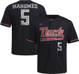 adidas Mens adidas Patrick Mahomes Black Texas Tech Red Raiders Replica Baseball Jersey at Nordstrom, Size Xx-Large