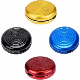 OEM Caja De Almacenamiento De Monedas De Euro De 4 Piezas, Portamonedas Redondo De Aleaci&oacute;n - Crezuo