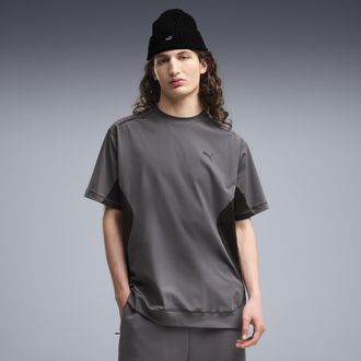 Puma T-shirt in tessuto indemagliabile dal taglio morbido PUMATECH da uomo, Abbigliamento, Grigio, XXL
