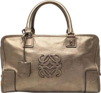 Loewe Pre-owned Loewe Metallic Leather Amazona 35 Ladies LYGWJRP6VG4MO4YY