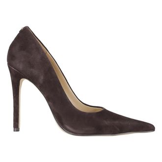 Michael Kors Elyse High Pump - Dames - Schoenen - Bruin - Maat: 41 1/2 EU Su&egrave;de