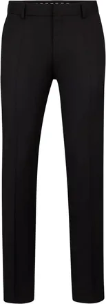 HUGO BOSS Heren Virgin Wool Broek (Zwart)