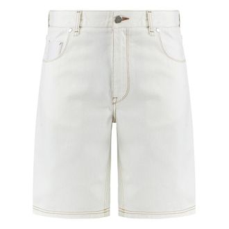 Fendi Bermuda Shorts van Katoen - Heren - Korte broeken - Wit - Maat: W34 Katoen