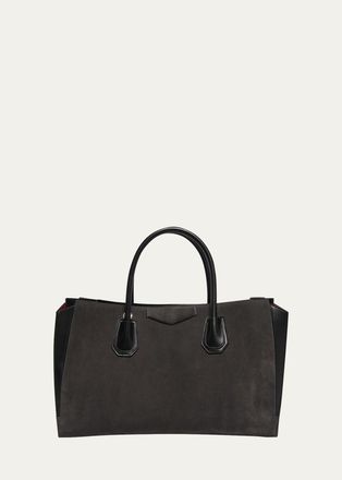 Givenchy Antigona Catchall Suede Top-Handle Bag