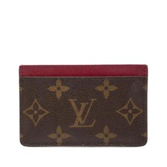 Louis Vuitton Pre-owned Wallets, female, Brown, Size: ONE SIZE Pre-owned Monogram Card Case