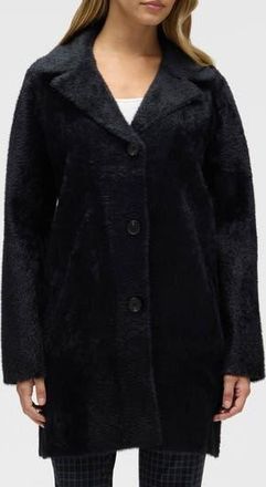 NVLT Eyelash Longline Sweater Coat in Solid Black at Nordstrom Rack, Size Large
