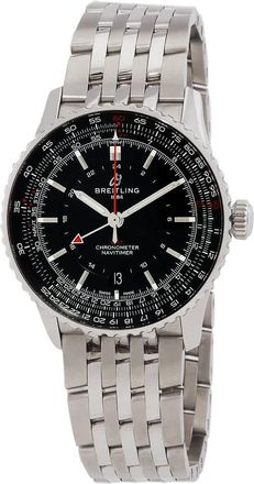 Breitling Navitimer GMT Automatic Chronometer Black Dial Mens Watch A32310251B1A1