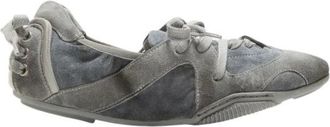 Acne Studios Ad 0925 Ballerina Flat - Dames - Ballerinas - Grijs - 36 EU - Leer - Schoenen