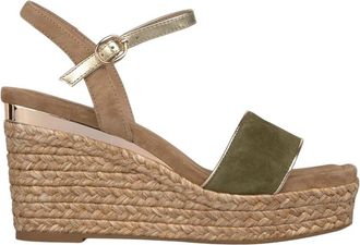 Alma En Pena Esparto Wedge Sandal - Dames - Sleehakken - Veelkleurig - 36 EU - Leer - Schoenen