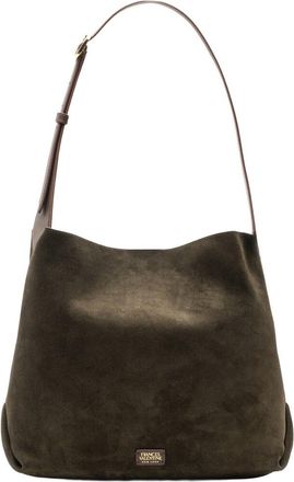 Frances Valentine Brynn Suede & Leather Hobo Bag