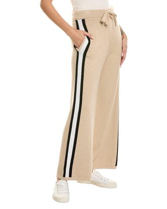 Brodie Varsity Cashmere-Blend Jogger