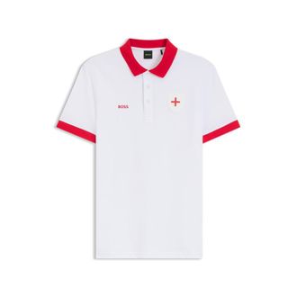 BOSS Paddy polo shirt with country flag