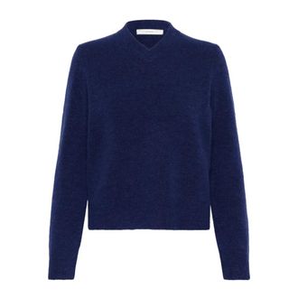 Inwear V-Neck Strik 30111022 - Dames - V-hals truien - Blauw - XS - Truien & Vesten