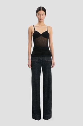 Victoria Beckham Cami Top In Black XS