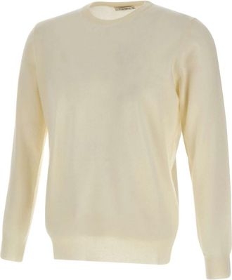 KANGRA Round-neck Truien - Heren - Ronde hals truien - Wit - 5XL - Truien & Vesten