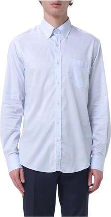 Paul & Shark Cotton Twill Shirt - Heren - Casual Overhemden - Blauw - 2XL - Katoen - Overhemden