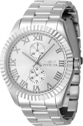 Invicta Specialty GMT Quartz Silver Dial Mens Watch 47421