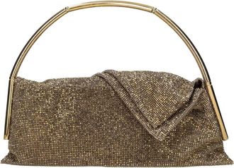 Benedetta Bruzziches Een tas meegesleept door een ongewoon lot - Dames - Handtassen - Geel - ONE Size - Satijn - Tassen