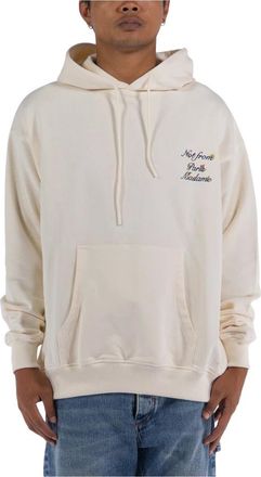 Drôle de Monsieur Hoodies & sweatvesten, Heren, Beige, S, Katoen, Paris Hoodie Urban Stijl