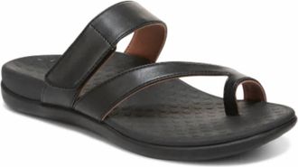 Vionic Womens Tide Morgan Sandal In Black