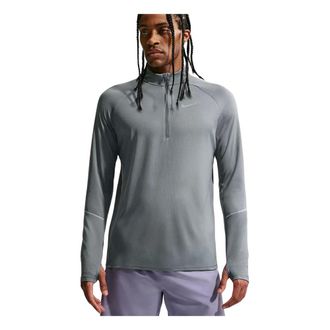 Nike Miler Dri-FIT 1/2-Zip hardloopshirt - Heren - Sport - Grijs - Maat: 2XL Taf