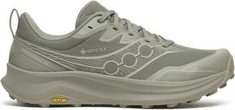 Saucony Peregrine 16 GTX Trailrunningschuhe f&uuml;r Herren | oliv/grau