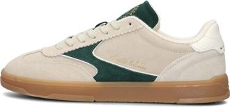 Scotch & Soda Schoenen, Heren, Beige, 44 EU, Leer, Slim Beige Sneakers