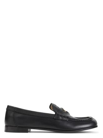 サンダル・ミュール MiuMiu FW24 Black leather pumps (5I308EF035055 F057Z) Miu Miu Moiré fabric pumps | REVERSIBLE