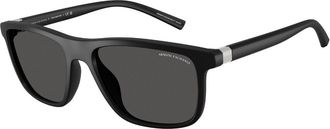 A|X Armani Exchange AX4167SU 807887 Mens Sunglasses Black Size 56