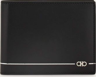 Ferragamo Men Gancini wallet Black