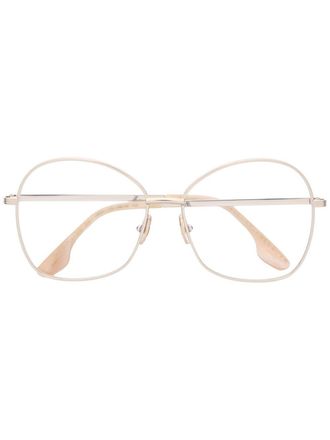 Victoria Beckham Bril met rond montuur - Metallic