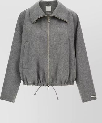 Sportmax wool oversized bomber jacket