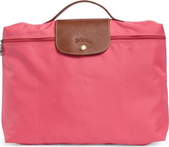 Longchamp Le Pliage Top Handle Document Holder Bag in Flowers at Nordstrom Rack