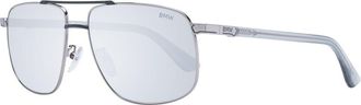 BMW Gray Metal Mens Sunglasses
