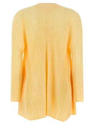 Pleats Please Issey Miyake Cardigan - Yellow