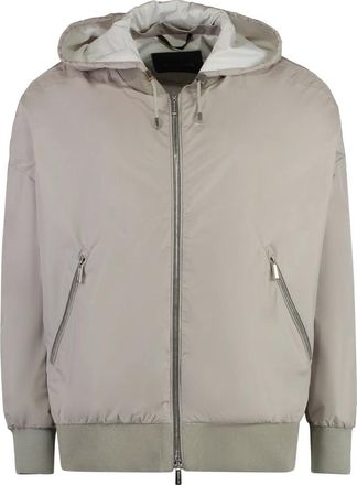 Moorer Jassen, Dames, Beige, M, Polyester, Guendalina Bomber Jacket