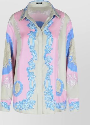 Versace silk shirt long sleeves