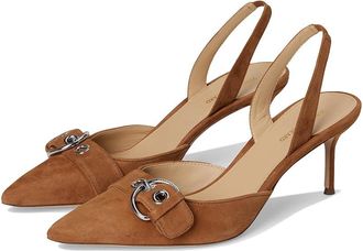 Veronica Beard Roxy Womens Wedge Shoes Hazelwood Brown Suede : 9 M, Leather/Rubber/Suede