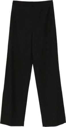 Isabelle Blanche Pantaloni con strass - Nero