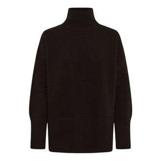 MY ESSENTIAL WARDROBE Jersey de cuello alto - Knitwear - Mujer - Marr&oacute;n - XS/S