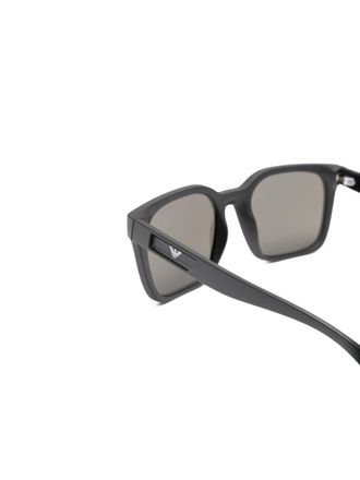 Emporio Armani Square-Frame Tinted Sunglasses - Black