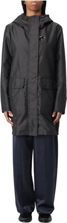 Fay Parka met capuchon en haaksluiting - Dames - Parka Jassen - Zwart - 2XL - Jassen