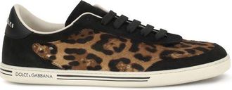 Dolce & Gabbana Multicolor Lamb Ovis Aries Aries Low Top Mens Sneakers