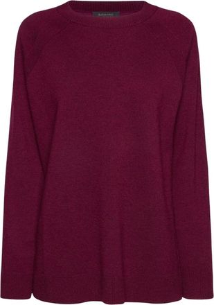 Elena Miro Maglia girocollo misto lana - Knitwear - Mujer - Rojo - XL