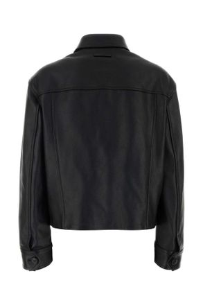 Marni Suede and Leather Colorblock Jacket - Black